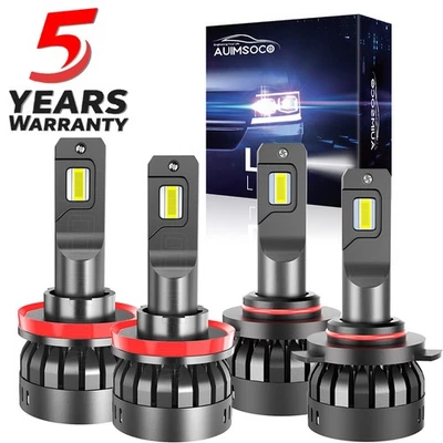 For Chevrolet Colorado 2015-2020 6000K LED Headlight Bulbs HI-LO Beam 480000LM - Image 1 of 4