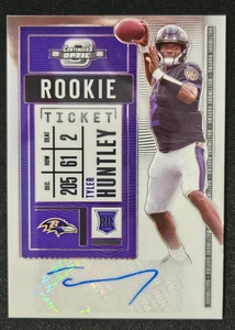 Boleto de novato óptico Tyler Huntley 2020 Panini Contenders automático #206 Ravens radiocontrol - Imagen 1 de 2