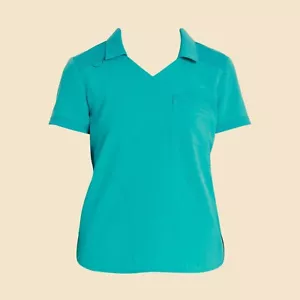 Womens Scrubstar Performance Collar Scrub Top (Size 2XL) BRAND NEW W TAGS - Picture 1 of 5