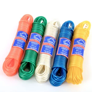 50M STRONG EVERLASTO 'ORIENT' PLASTIC CLOTHES WASHING LINE VARIOUS COLOURS - Picture 1 of 6