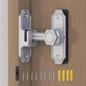 Heavy Duty Barn Door Lock 90/180 Degree Flip Door Lock Gate Latch Suitable fo... - Picture 1 of 7