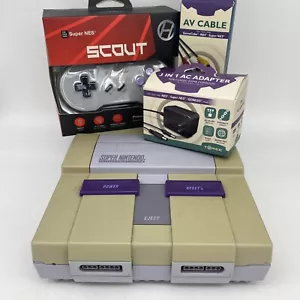 SNES Super Nintendo Konsole mit Aftermarket Zubehör / getestet funktioniert - Bild 1 von 12