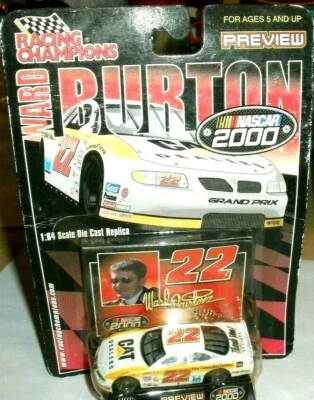 Coche de campeones de carreras fundido a presión escala 1:64 Ward Burton # nuevo - gratis para EE. UU. Foto 1 de 4