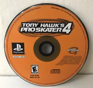 Tony Hawk's Pro Skater 4 Sony Playstation One PS1 PSX Game Disc Only Free Ship - Picture 1 of 1