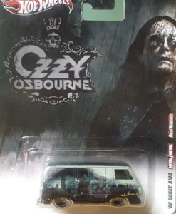 Hot Wheels Nostalgia Ozzy Osbourne '66 Dodge A100 Van 1:64 Real Riders 2011 New - Picture 1 of 11