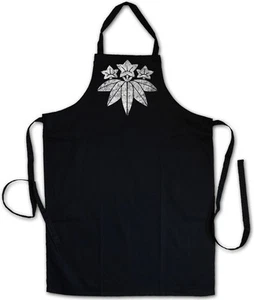 MINAMOTO CLAN MON BBQ GREMBIULE CUCINA CUCINA Shogun Samurai Ninja Insegna Bandiera - Foto 1 di 1