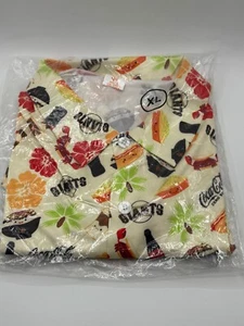 NEW SF Giants Hawaiian Foodie Shirt XL 2023 San Francisco SGA Aloha Coca Cola - Picture 1 of 3