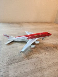Metall Spielzeug Jet Passagierflugzeug - Bild 1 von 6
