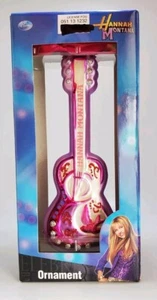Hannah Montana Disney Rosa Lila Gitarre Glas Weihnachten Urlaub Ornament Neu - Bild 1 von 5