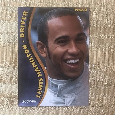 Tarjeta de novato 2007-08 Pro2.0 Fórmula 1 Lewis Hamilton *** Leer descripción *** Foto 1 de 4