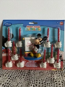 Vintage Wilton Disney Topolino ClubHouse Topolino Cake Topper Set 11 Pezzi - Foto 1 di 9