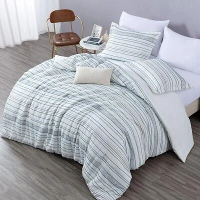 Chezmoi Collection Sophie 7-Piece Clip Jacquard Textured Comforter Set w/Cushion - Image 1 of 4
