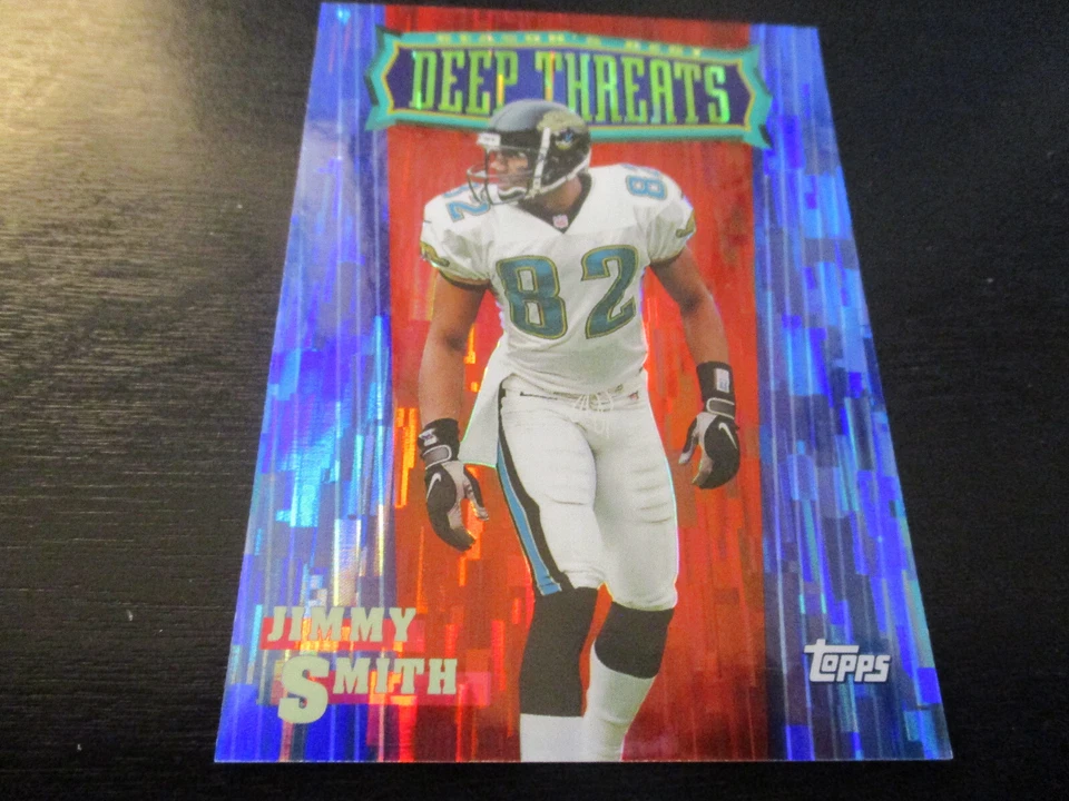 jimmy smith (jacksonville jaguars-wr) 1999 topps DEEP THREATS INSERT card #SB15 - Image 1 of 1