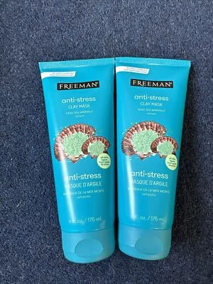 Freeman Anti-Stress Dead Sea Minerals Clay Mask 175ml (2 Pack) - Image 1 of 2