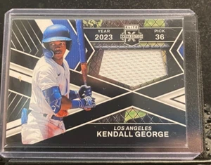 Kendall George 2023 Elite Extra First Round Materials Pick 36 - Dodgers - Picture 1 of 2