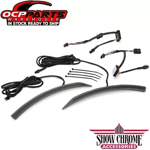 NEW SHOW CHROME 2019-2023 CAN-AM RYKER 600 900 SLAYER FRONT FENDER LED LIGHT - Picture 1 of 6