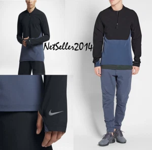TAGLIA LARGA Giacca pullover uomo Nike Lab Essential 1/2 cerniera 8660-471-$175 - Foto 1 di 5