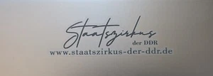 *** NEU*** Autoaufkleber Sticker Staatszirkus der DDR * AEROS * BUSCH * BEROLINA - Bild 1 von 3