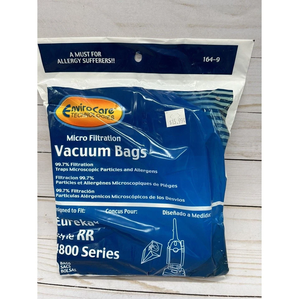 Envirocare 164-9 Eureka Style RR 4800 Series Vacuum Bags 9ct. - Image 1 of 1