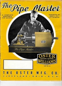 Catálogo Oster Williams Mfg 39-A mina y fundición con inserto maestro de pipa años 30 - Imagen 1 de 5
