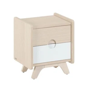 Nachttisch Nunila Eschenfurnier und Beine aus Esche 40 x 47 cm - Bild 1 von 1