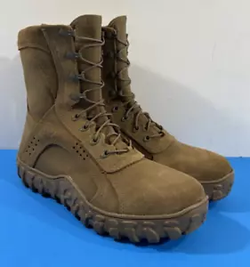 9.5 M NEW ROCKY MENS S2V TACTICAL STEEL TOE MILITARY BOOTS RKC053 COYOTE BROWN - Picture 1 of 7