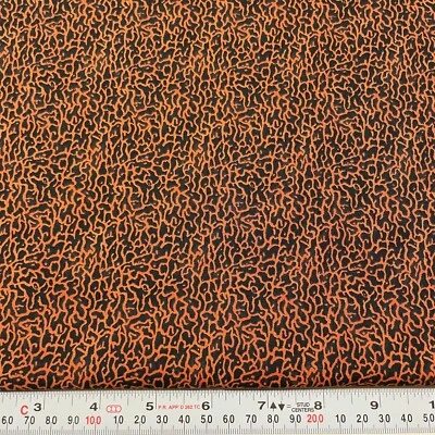 Mumms The Word Debbie Mumm para SSI Naranja Negro Tela de Algodón Remanente 24" x 43" Foto 1 de 2