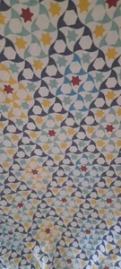 Bedeck V&A tile Moroccan Andalusian print king duvet cover pillowcases cotton gc - Picture 1 of 7