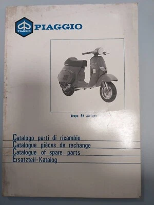 Catalogo ricambi PIAGGIO Vespa PK automatica originale - Immagine 1 di 4