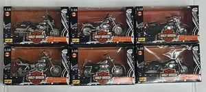Maisto 1/18 Harley Davidson Motorcycles (6) Series 3 Complete Set - Picture 1 of 12