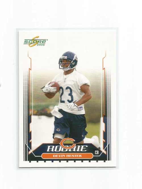 DEVIN HESTER (Chicago Bears) 2006 SCORE ROOKIE FOOTBALL CARD #375 - Image 1 of 1