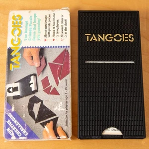 COMPLETE Vintage TANGOES PUZZLE GAME Chinese 7 Pc Tangram BRAINTEASER Rex Games - Picture 1 of 5