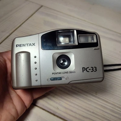 Pentax PC-33 35mm Point & Shoot Film Camera *TESTED* - Image 1 of 4