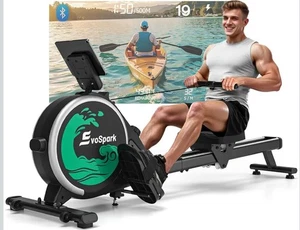 Rowing Machine for Home Gym,  Magnetic Rowing Machines 350 LB Weight Capacity  - Picture 1 of 7