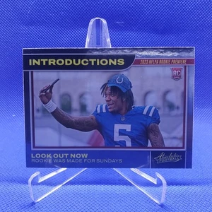 2023 Panini Absolute Anthony Richardson Introductions NFLPA Rookie Premiere Card - Picture 1 of 6