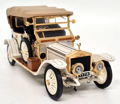 Franklin 1/24 - Rolls Royce 40/50 Tourer 1911 White Diecast Model Car - Image 1 of 4