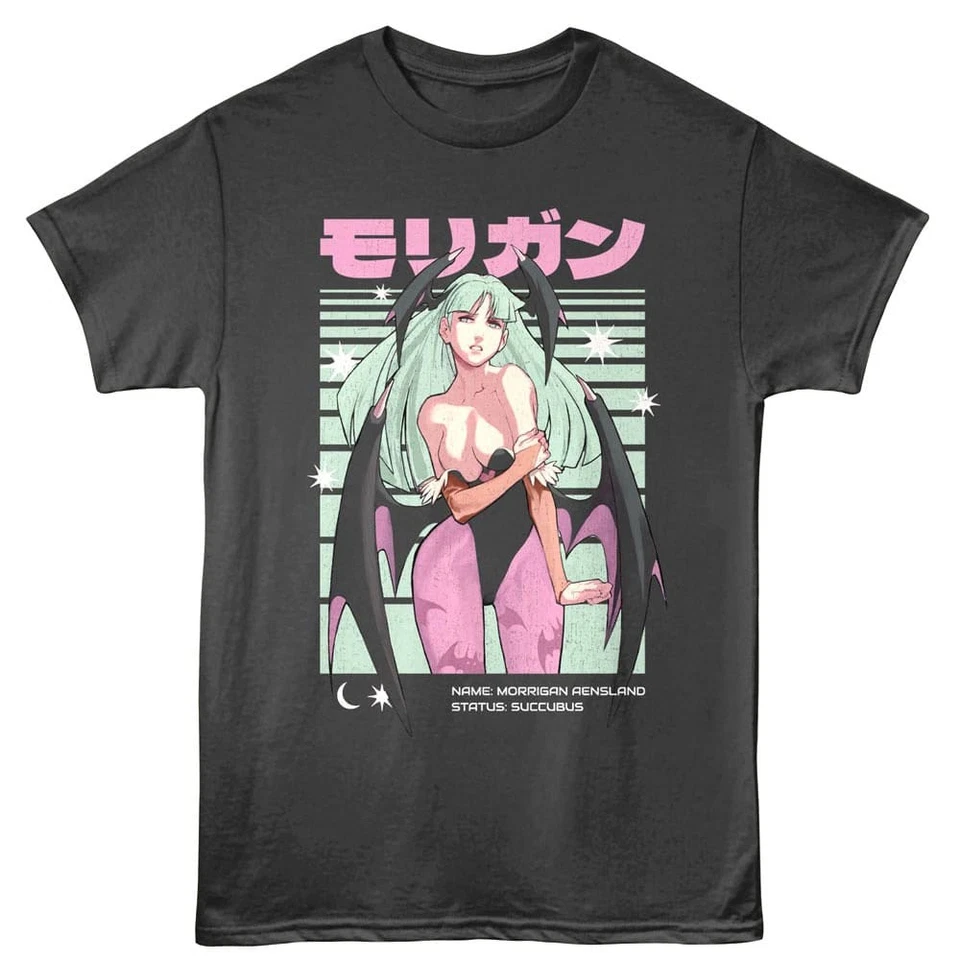 Darkstalkers Morrigan Aensland Succubus Men's T Shirt - image 1 of 1