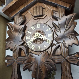 DEUTSCHE HONES SCHWARZWÄLDER TRADITIONELLE KUCKUCKSUHR ~ KOMPLETT - UNGEPRÜFT AHORN 🍁 - Bild 1 von 20