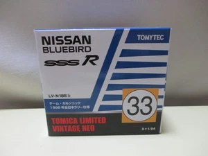 Tomica Limited Vintage Neo LV-N185b 1/64 Nissan Blue Bird SSS-R JAPAN Rally - Picture 1 of 2