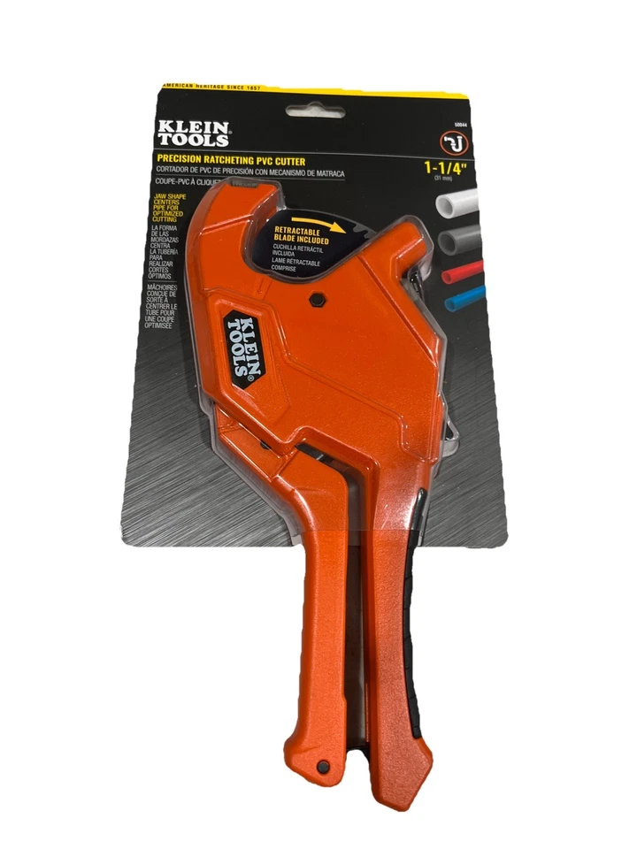 Klein Tools 50044 Precision Ratcheting PVC Cutter 1-1/4-in - Image 1 of 4