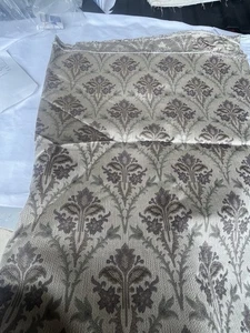 Neu aus altem Lagerbestand Beige Lavendel Salbei Gobelin Polsterstoff 3 Yards - Bild 1 von 3