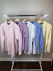 Polo Ralph Lauren Hemd Herren Large Button Down Hemden Karos Streifen 5 Stück - Bild 1 von 10
