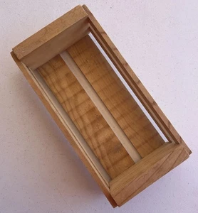 Vintage Sound Warehouse Kassetten Tonband Halter Kiefernholz Holz Aufbewahrungsbox Kiste - Bild 1 von 7