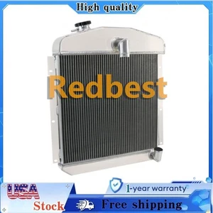 Radiador de aluminio de 3 filas para 1947-1949 Plymouth Chrysler P15 Deluxe 4,1 L 5,3 L V8 - Imagen 1 de 12