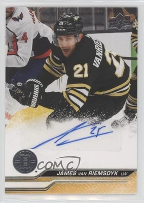 2023-24 Upper Deck Extended Series Snow Spray Variation James van Riemsdyk Auto - Image 1 of 2