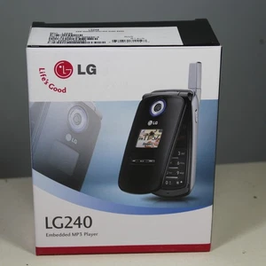 Rare Vintage 2006 LG LG240 Rogers Phone GoSmart Silver In Box - Picture 1 of 4