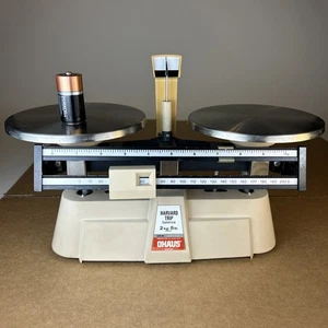 Vintage OHAUS Harvard Trip Balance 2kg - 5lb Capacity Laboratory Beam Scale - Picture 1 of 14