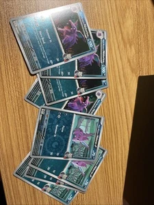 Team Rocket's 4 Nidoran And 4 Nidorino - Destined Rivals Playset NM Fast Shippin - Picture 1 of 3