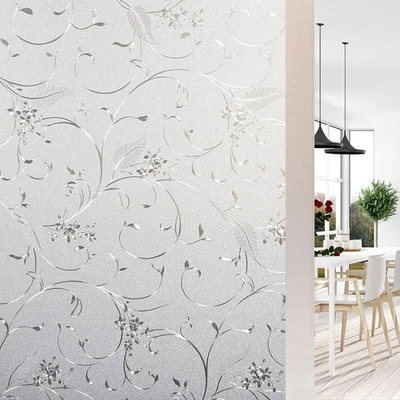 Fensterfolie Sichtschutzfolie Milchglasfolie Statische Selbstklebend 5m*90cm - Bild 1 von 4