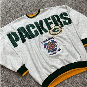 Vintage Green Bay Packers Super Bowl XXXI Crewneck Sweatshirt Champions - Picture 1 of 6